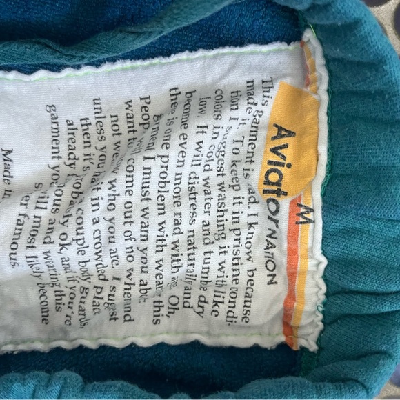 Aviator nation, bolt heart, sweatpants, size medium women’s - Picture 2 of 2